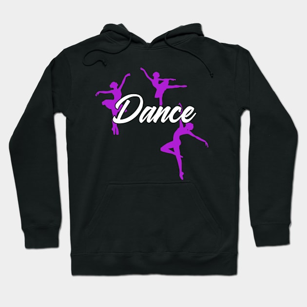 Cute Dance Ballerina Ballet Dancer Gift Apparel Hoodie by swissles